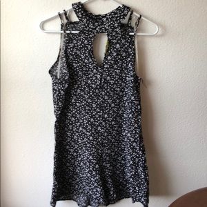 Black and White Romper